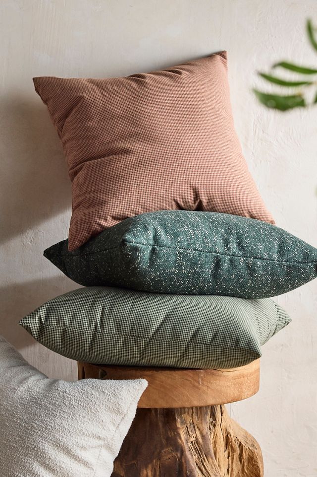 Grid Weave Outdoor Pillow #3